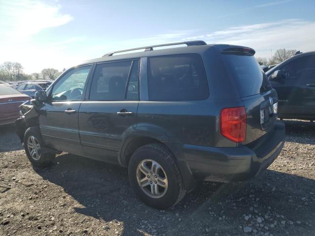 2HKYF18624H556495 - 2004 HONDA PILOT EXL GRAY photo 2