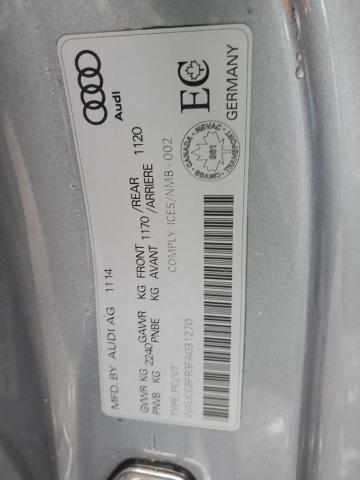 WAUCGBFR3FA031270 - 2015 AUDI S5 PROGRESSIV 银色 照片 12