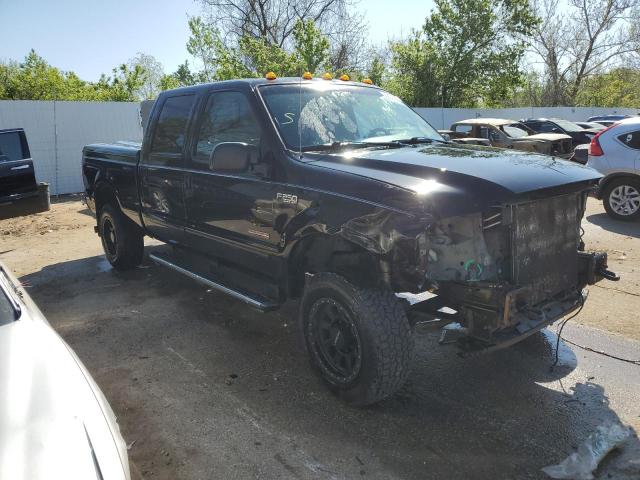 1FTNW21P34EB36949 - 2004 FORD F250 SUPER DUTY BLACK photo 4