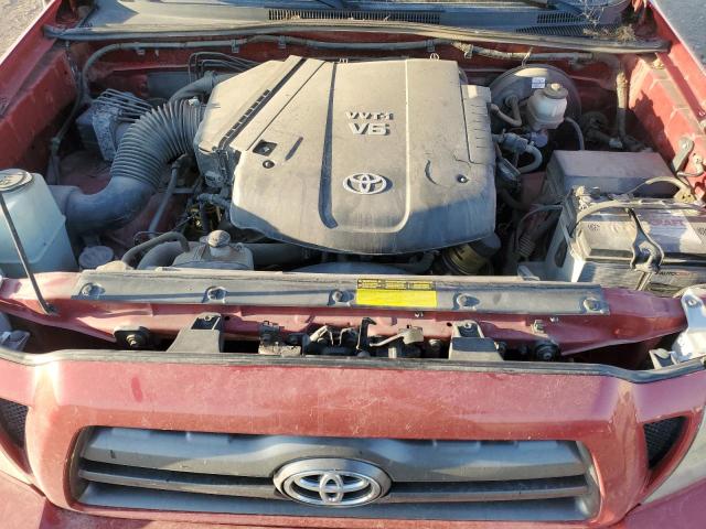 3TMJU62N29M090704 - 2009 TOYOTA TACOMA DOUBLE CAB PRERUNNER RED photo 11