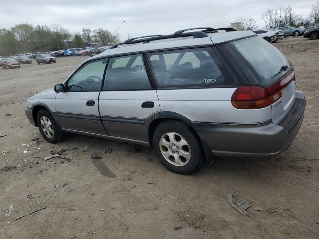 4S3BG6851X7640825 - 1999 SUBARU LEGACY OUTBACK SILVER photo 2