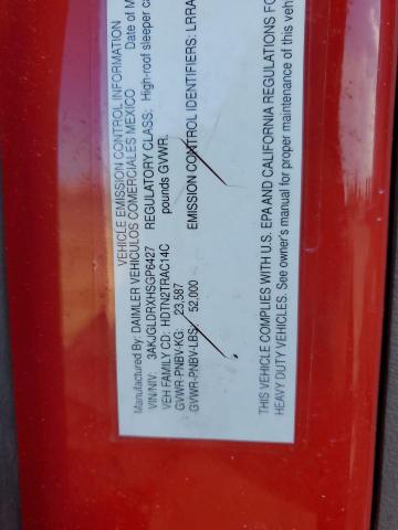 3AKJGLDRXHSGP6427 - 2017 FREIGHTLINER CASCADIA 1 红色 照片 10