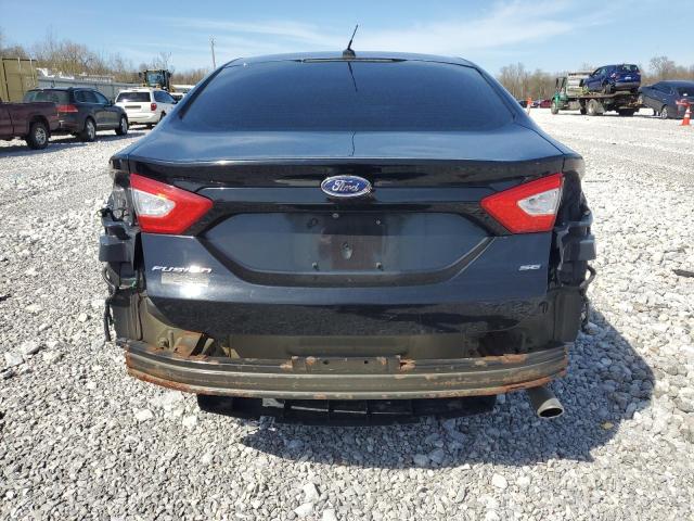 3FA6P0H71GR207035 - 2016 FORD FUSION SE BLACK photo 6