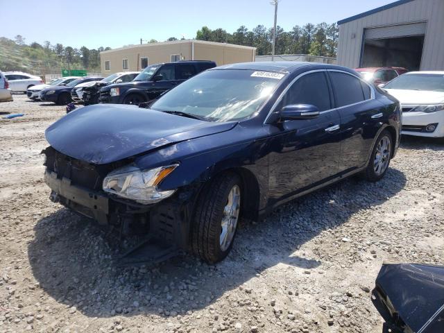 1N4AA5AP6EC446918 - 2014 NISSAN MAXIMA S BLUE photo 1