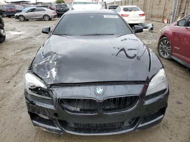 WBA6B2C5XED128959 - 2014 BMW 650 I GRAN COUPE BLACK photo 5