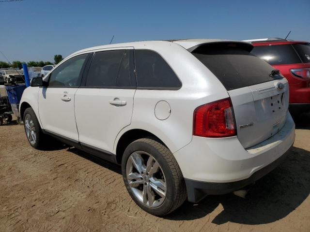 2FMDK4JC8DBB34184 - 2013 FORD EDGE SEL WHITE photo 2