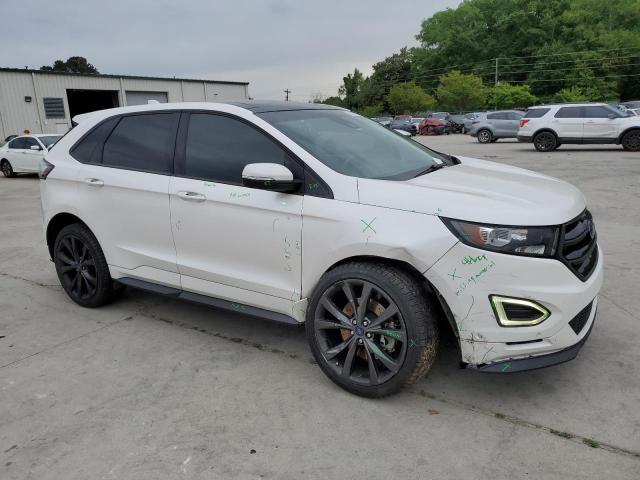 2FMPK4AP5FBB82373 - 2015 FORD EDGE SPORT WHITE photo 4