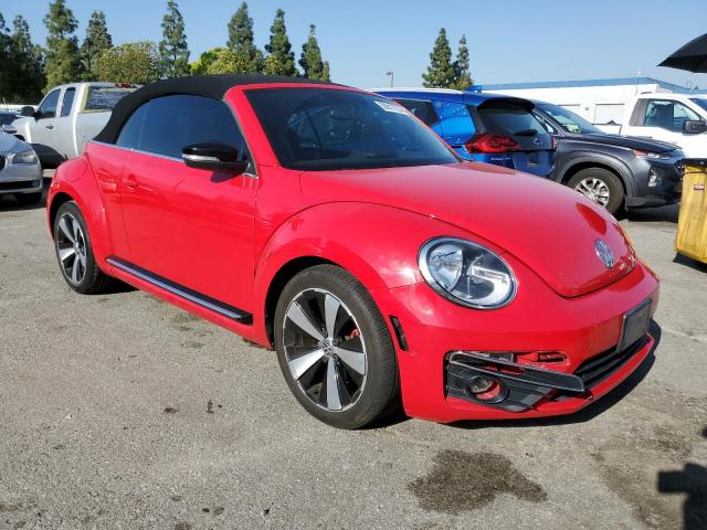3VW7S7AT2DM822552 - 2013 VOLKSWAGEN BEETLE TURBO RED photo 4