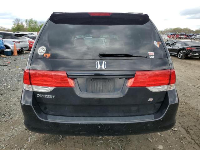 5FNRL3H70AB039160 - 2010 HONDA ODYSSEY EXL BLACK photo 6