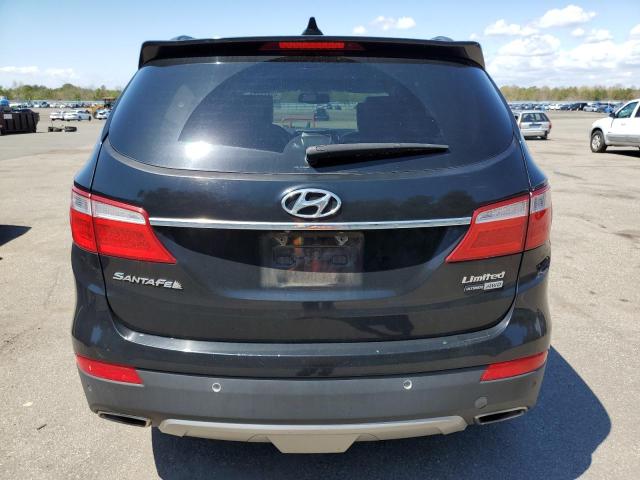 KM8SRDHF6FU109073 - 2015 HYUNDAI SANTA FE GLS BLACK photo 6