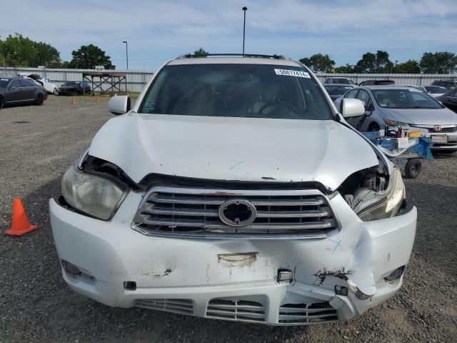 JTEES42A992115951 - 2009 TOYOTA HIGHLANDER LIMITED WHITE photo 5
