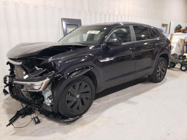 1V2WE2CA3RC221565 - 2024 VOLKSWAGEN ATLAS CROS SE Чорний фото 1
