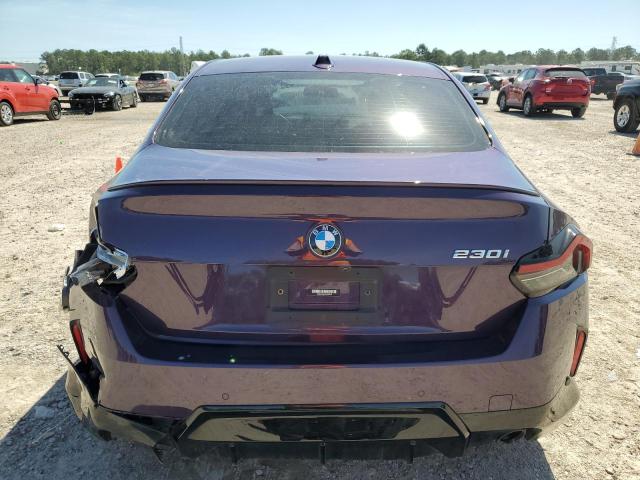 3MW23CM01P8D00526 - 2023 BMW 230I PURPLE photo 6