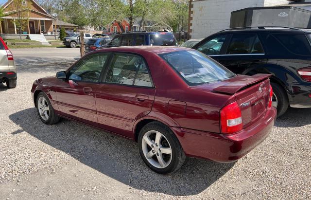 JM1BJ225130120260 - 2003 MAZDA PROTEGE DX MAROON photo 3