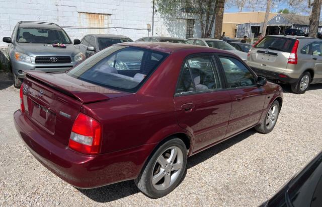 JM1BJ225130120260 - 2003 MAZDA PROTEGE DX MAROON photo 4