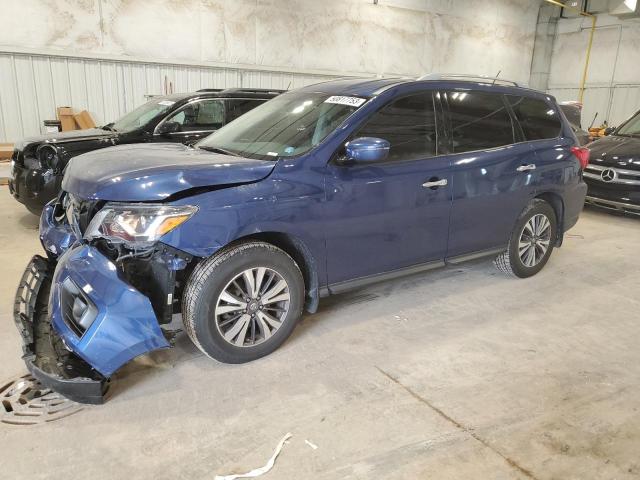 5N1DR2MM6HC908264 - 2017 NISSAN PATHFINDER S BLUE photo 1