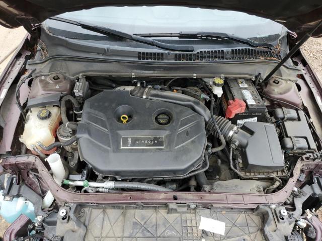 3LN6L5F90HR664455 - 2017 LINCOLN MKZ RESERVE ბურგუნდია ფოტო 11