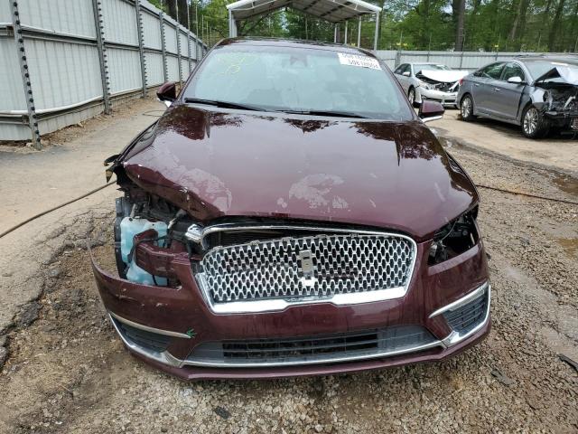 3LN6L5F90HR664455 - 2017 LINCOLN MKZ RESERVE ბურგუნდია ფოტო 5