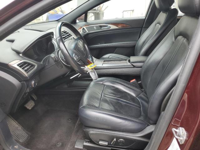 3LN6L5F90HR664455 - 2017 LINCOLN MKZ RESERVE ბურგუნდია ფოტო 7