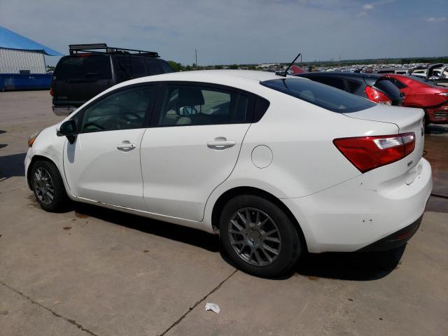 KNADM4A38F6504532 - 2015 KIA RIO LX WHITE photo 2