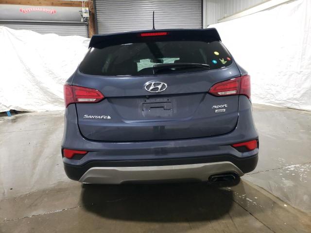 5NMZTDLB1JH076671 - 2018 HYUNDAI SANTA FE S BLUE photo 6