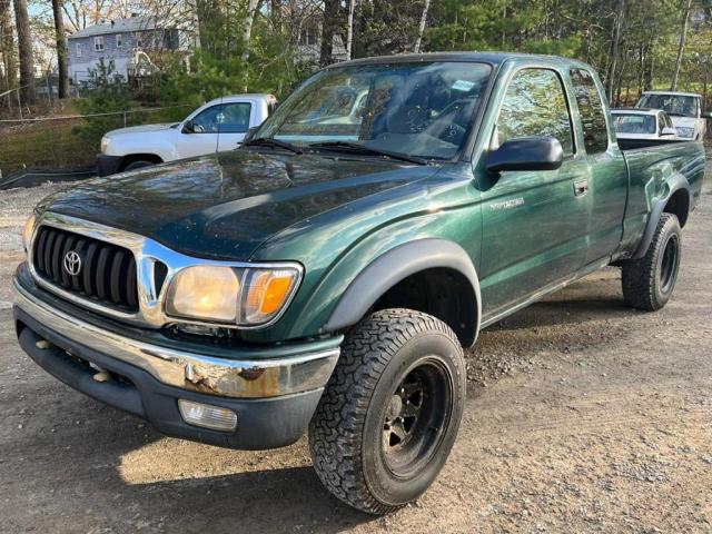 5TEWM72N82Z111012 - 2002 TOYOTA TACOMA XTRACAB GREEN photo 1