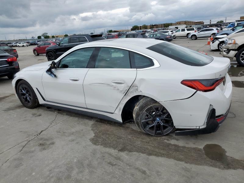 WBY43AW08RFS83004 - 2024 BMW I4 EDRIVE 35 WHITE photo 2