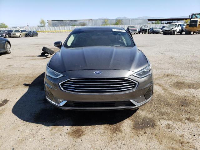 3FA6P0MU5KR185741 - 2019 FORD FUSION SEL CHARCOAL photo 5