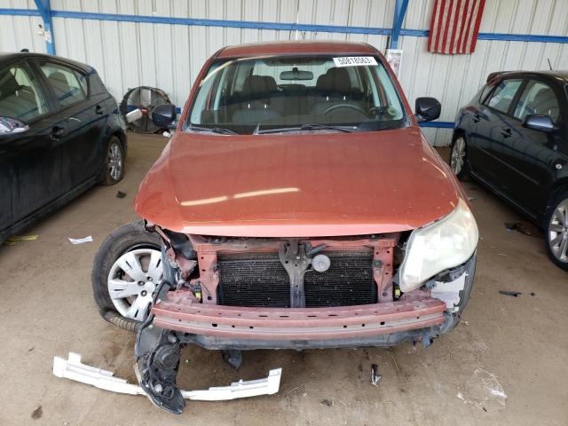 JF2SH6AC7AH751226 - 2010 SUBARU FORESTER 2.5X ORANGE photo 5