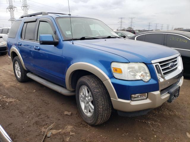 1FMEU6EE2AUA18801 - 2010 FORD EXPLORER EDDIE BAUER BLUE photo 4