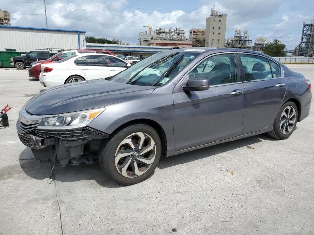 1HGCR2F75HA090952 - 2017 HONDA ACCORD EX GRAY photo 1