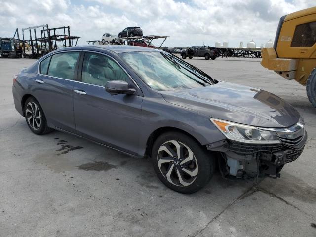 1HGCR2F75HA090952 - 2017 HONDA ACCORD EX GRAY photo 4