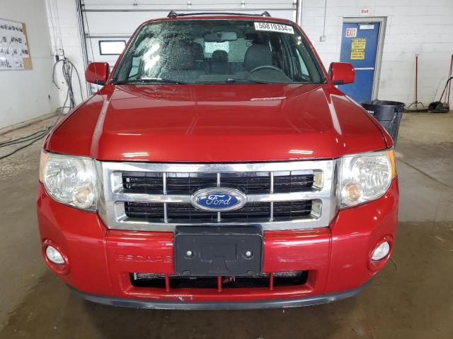 1FMCU9D73BKC51837 - 2011 FORD ESCAPE XLT BURGUNDY photo 5