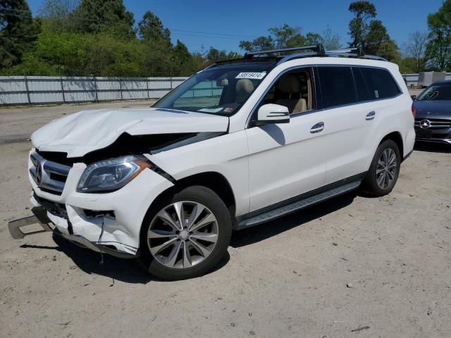 4JGDF6EE1FA449788 - 2015 MERCEDES-BENZ GL 450 4MATIC WHITE photo 1