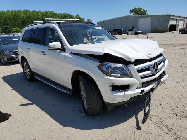 4JGDF6EE1FA449788 - 2015 MERCEDES-BENZ GL 450 4MATIC WHITE photo 4