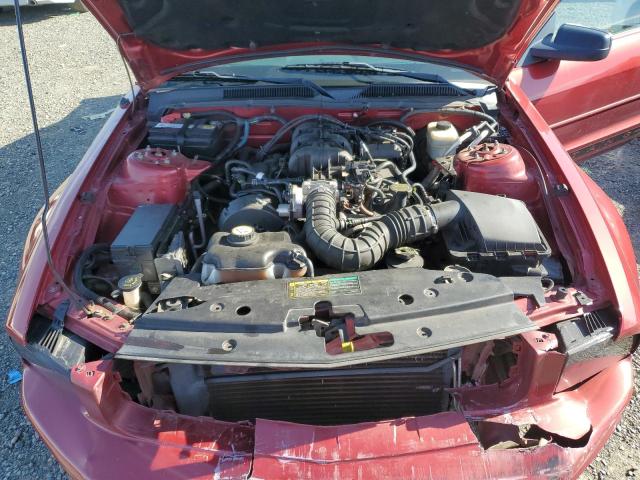 1ZVFT80N155165476 - 2005 FORD MUSTANG RED photo 11