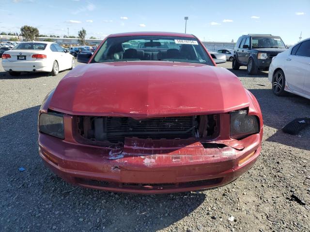 1ZVFT80N155165476 - 2005 FORD MUSTANG RED photo 5