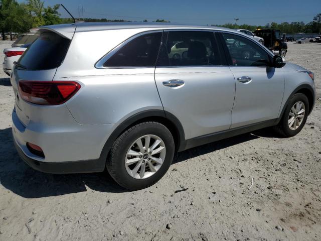 5XYPG4A39KG596295 - 2019 KIA SORENTO L SILVER photo 3