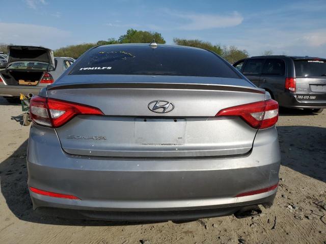 5NPE24AF7FH145963 - 2015 HYUNDAI SONATA SE SILVER photo 6