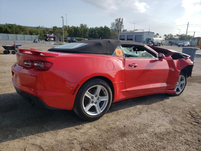 1G1FB3DS6K0140311 - 2019 CHEVROLET CAMARO LS RED photo 3