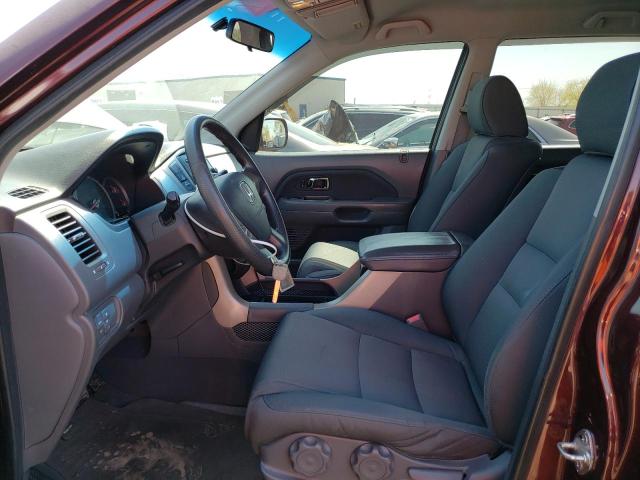 5FNYF18228B054958 - 2008 HONDA PILOT VP BURGUNDY photo 7