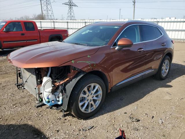 LRBFZMR47MD086370 - 2021 BUICK ENVISION PREFERRED ORANGE photo 1