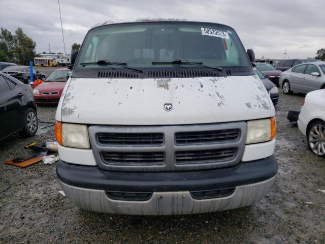 2B7KB31Z11K529989 - 2001 DODGE RAM VAN B3500 WHITE photo 5