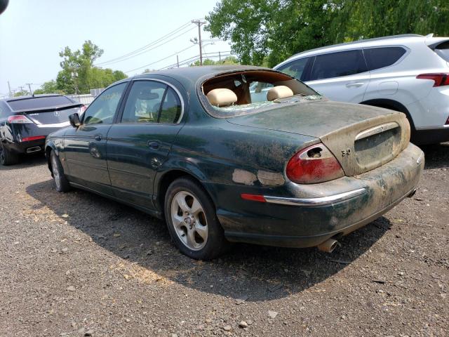 SAJDA01C8YFL66354 - 2000 JAGUAR S-TYPE GREEN photo 2