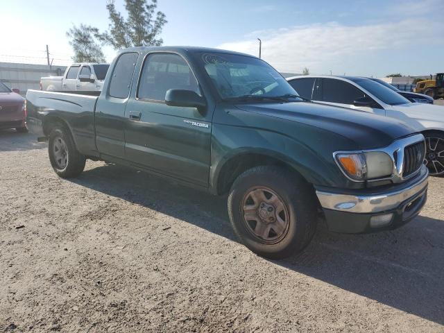 5TEVL52N81Z878232 - 2001 TOYOTA TACOMA XTRACAB GREEN photo 4