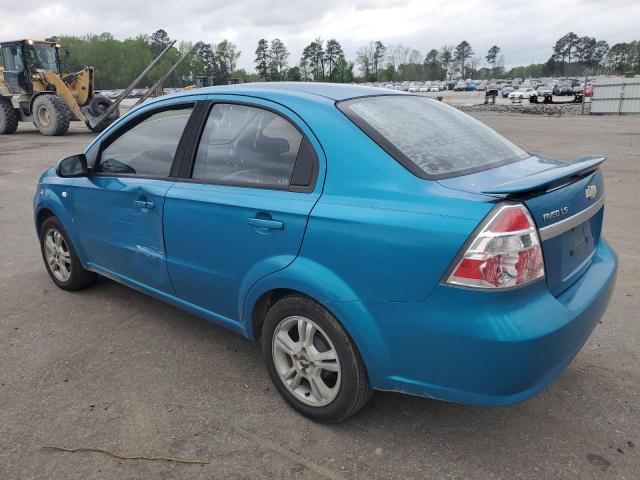 KL1TD56698B214177 - 2008 CHEVROLET AVEO BASE BLUE photo 2