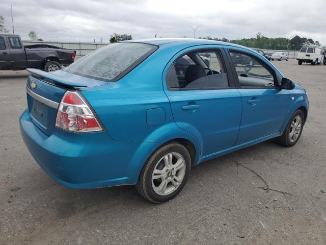 KL1TD56698B214177 - 2008 CHEVROLET AVEO BASE BLUE photo 3