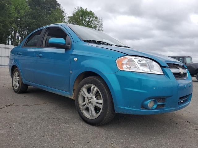 KL1TD56698B214177 - 2008 CHEVROLET AVEO BASE BLUE photo 4