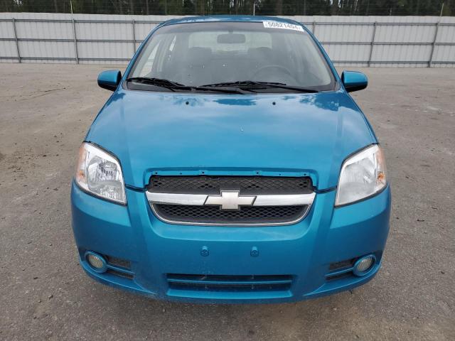 KL1TD56698B214177 - 2008 CHEVROLET AVEO BASE BLUE photo 5