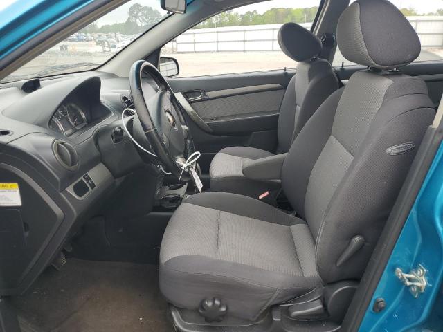 KL1TD56698B214177 - 2008 CHEVROLET AVEO BASE BLUE photo 7